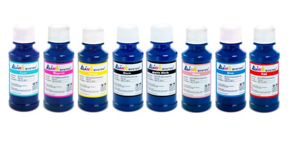 Комплект ультрахромных чернил INKSYSTEM для Epson R1800, 100 мл. (8 цветов)