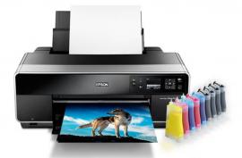 Принтер Epson Stylus Photo R3000 Refurbished by Epson с СНПЧ и чернилами