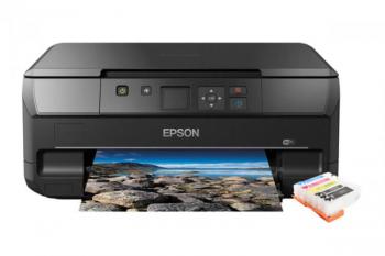 МФУ Epson Expression Premium XP-510 с ПЗК и чернилами (Уценка)