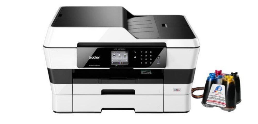 изображение МФУ Brother MFC J6720DW с СНПЧ и чернилами - изображение 1