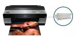Плотер Epson Stylus Pro 3880 з ПЗК та чорнилом і двумя комплектами чорнил по 100мл Плотер Epson Stylus Pro 3880 з ПЗК та чорнилом і двумя комплектами чорнил по 100мл