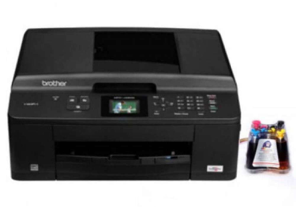 изображение МФУ Brother MFC-J280W с СНПЧ и чернилами - изображение 1
