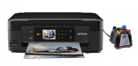 МФУ Epson Expression Home XP-412 с СНПЧ и чернилами