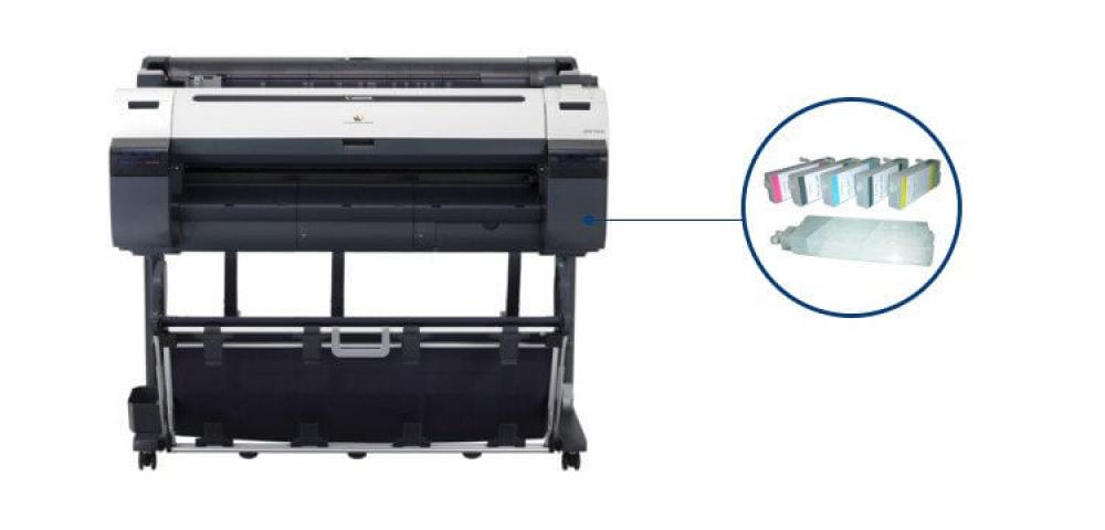 изображение Плоттер Canon imagePROGRAF iPF760 с ПЗК и чернилами - изображение 1