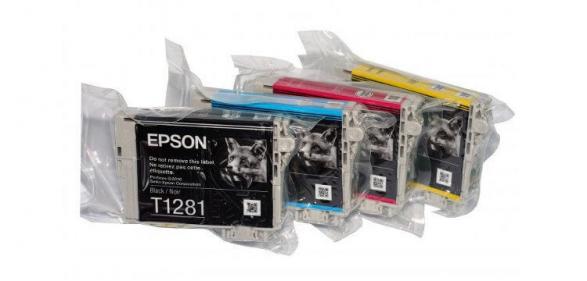 изображение Комплект оригинальных картриджей для Epson Stylus S22 (c13t12854010)