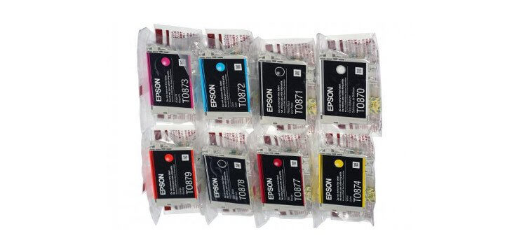 

Комплект оригинальных картриджей для Epson Stylus Photo R1900
