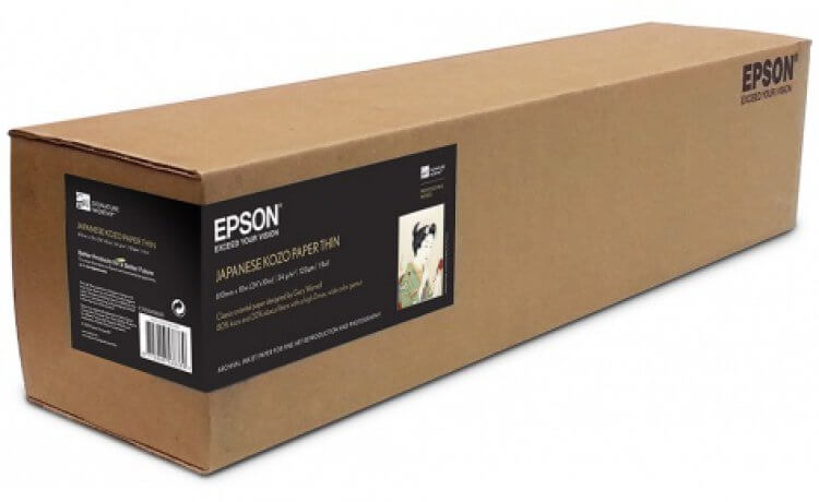Матовая фотобумага Epson Japanese Kozo Paper Thin 24" Матовая фотобумага Epson Japanese Kozo Paper Thin 24"