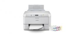 Принтер Epson WorkForce Pro WF-5110DW с ПЗК и чернилами