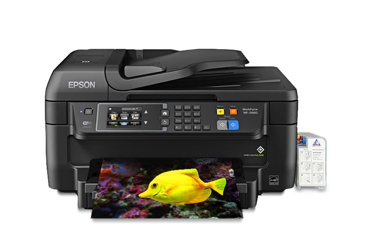 

МФУ Epson Workforce WF-2660 с СНПЧ и чернилами