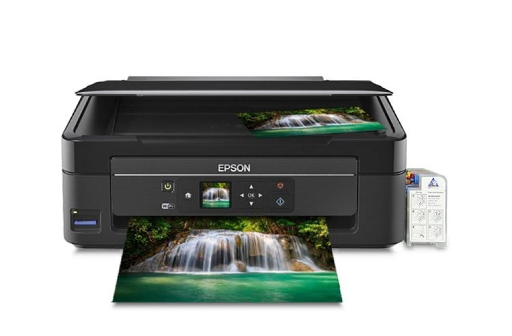 изображение МФУ Epson Expression Home XP-323 с СНПЧ и чернилами (c11cd90405) - изображение 1