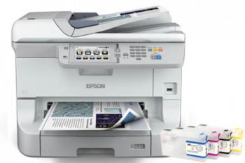 МФУ Epson WorkForce Pro WF-8590DWF с ПЗК