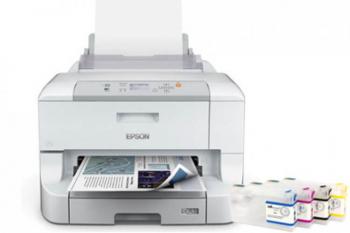Принтер Epson WorkForce Pro WF-8090DW с ПЗК Принтер Epson WorkForce Pro WF-8090DW с ПЗК