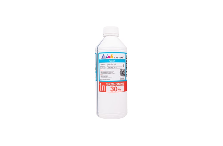 

Фоточернила INKSYSTEM Cyan 1000 мл для моделей Epson XP