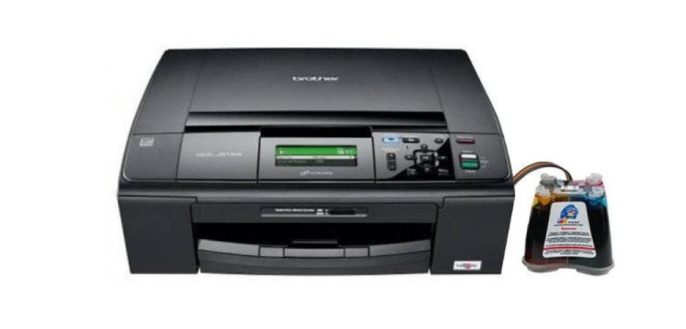 изображение МФУ Brother DCP-J515W с СНПЧ и чернилами - изображение 1