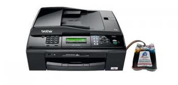 МФУ Brother MFC-J265W с СНПЧ и чернилами