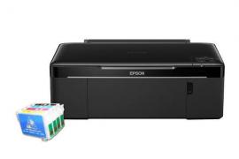 МФУ Epson Stylus SX130 с ПЗК и чернилами